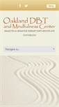 Mobile Screenshot of oaklanddbtcenter.com