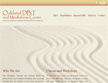 Tablet Screenshot of oaklanddbtcenter.com